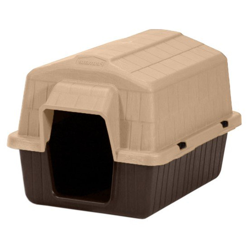 Petmate Barnhome III Plastic Dog House for X-Small Dogs Animals & Pet Supplies > Pet Supplies > Dog Supplies > Dog Houses Doskocil Manufacturing Co Inc S Brown 