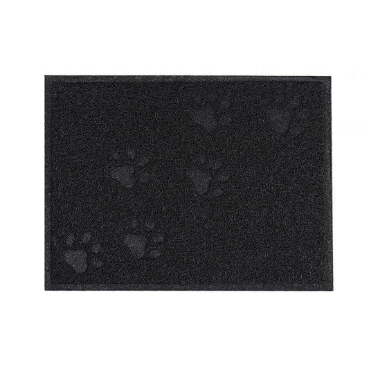 Cat Litter Mat Rectangular Base Plate, Waterproof Cat Litter Mat Accessories Suitable for Cat Litter Box round Placemat, Eco-Friendly Bamboo Grain PVC Oval Placemat 45*32.5Cm Animals & Pet Supplies > Pet Supplies > Cat Supplies > Cat Litter Box Mats pengpaig   