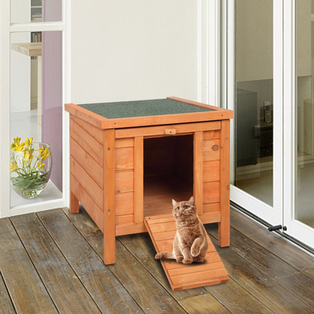 JOYBASE 20" Wooden Rabbit Hutch Pet Habitat Cages Bunny House for Small Animals Animals & Pet Supplies > Pet Supplies > Small Animal Supplies > Small Animal Habitats & Cages Joybase   