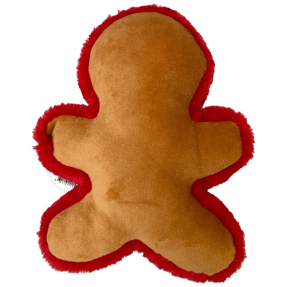 Vibrant Life Holiday Gingerbread Dog Toy with Squeaker for Light to Moderate Chewing Animals & Pet Supplies > Pet Supplies > Dog Supplies > Dog Toys Vibrant Life   