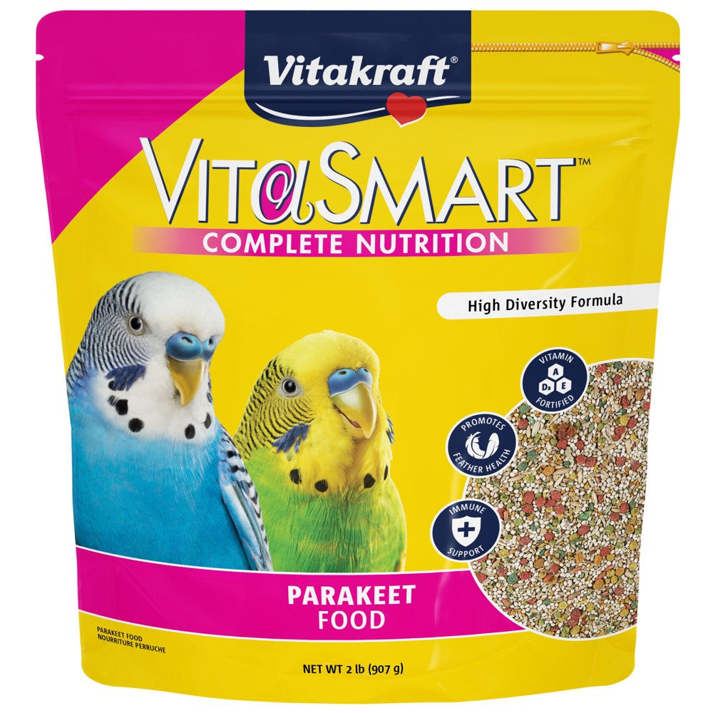 Vitakraft Vita Smart Gourmet Parakeet Food - Vitamin-Fortified - Daily Pet Bird Food Animals & Pet Supplies > Pet Supplies > Bird Supplies > Bird Food Vitakraft Sun Seed   