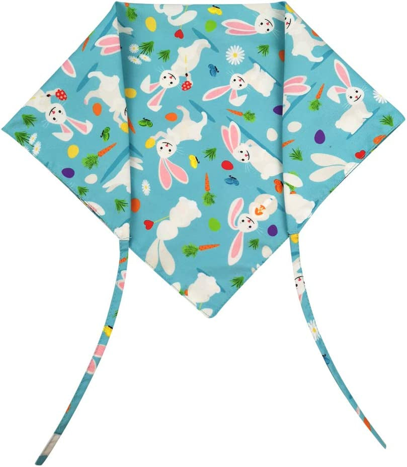 Lamphyface 3 Pack Easter Dog Bandana Triangle Bib Scarf Accessories Animals & Pet Supplies > Pet Supplies > Dog Supplies > Dog Apparel Jiaxing Haozhe clothing Co., Ltd.   