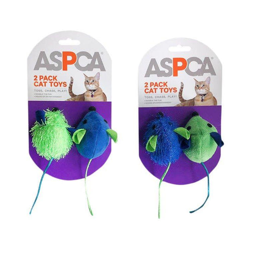 ASPCA Rope Mice Cat Toys, 2-Pack Animals & Pet Supplies > Pet Supplies > Cat Supplies > Cat Toys American Cat Club   