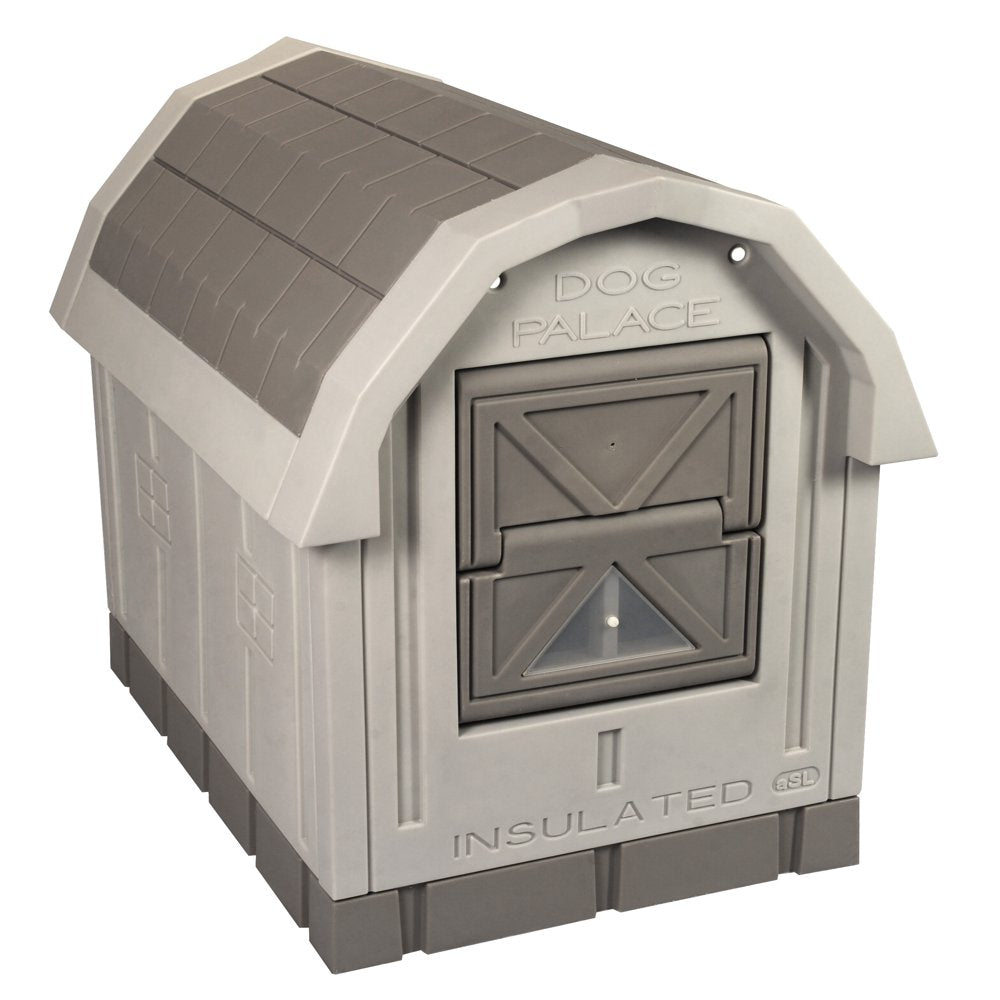 Dog Palace Insulated Dog House, Large, 47.50"L X 31.50"W X 38.50"H Animals & Pet Supplies > Pet Supplies > Dog Supplies > Dog Houses ASL Solutions   