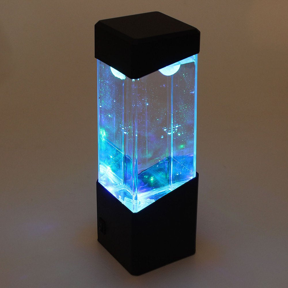 Bestgoods LED Mini Desktop Fantasy Jellyfish Lamp with Color Changing Light Effects,Jelly Fish Tank Aquarium Mood Lamp