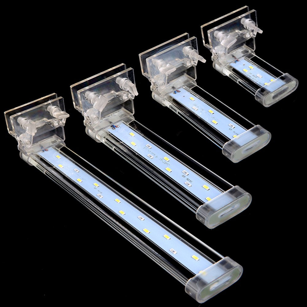 Fish Tank Clip on Light Clamp Aquarium Small Lights White & Blue LED Lighting 1.5W 3W 5W 8W Promoting Water Plant Growth Animals & Pet Supplies > Pet Supplies > Fish Supplies > Aquarium Lighting Bydezcon   