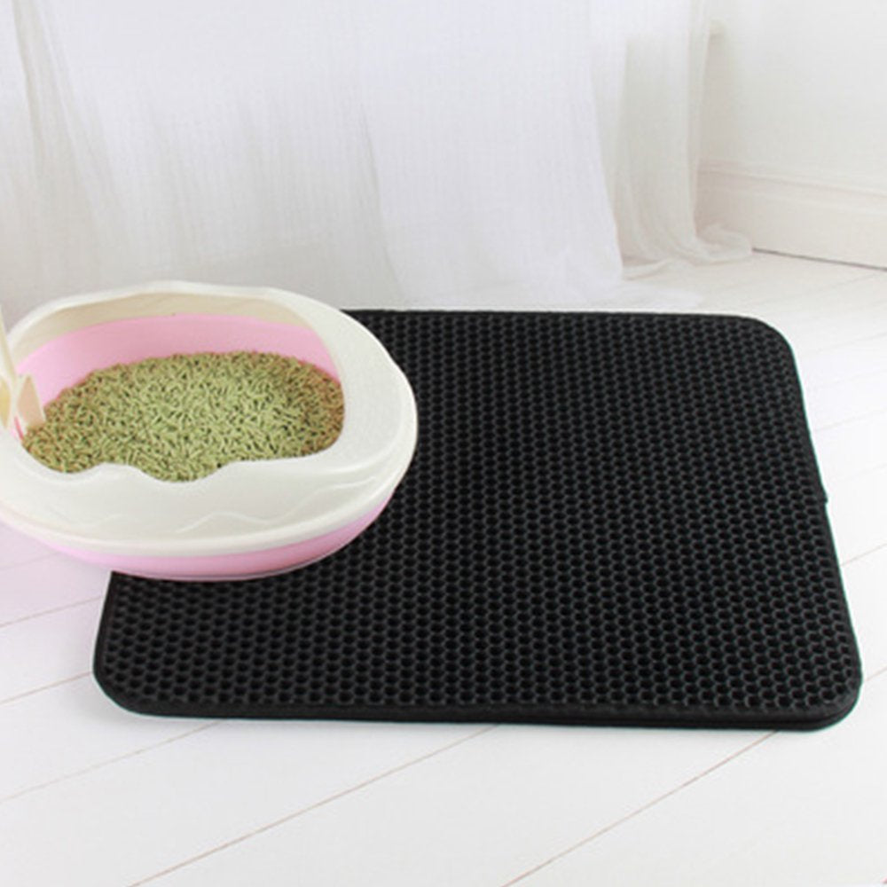 Cat Litter Trapper Litter Mat, Cat Mat, Litter Box Mat Water Proof Layer and Puppy Pad Option. Animals & Pet Supplies > Pet Supplies > Cat Supplies > Cat Litter Box Mats Saikoo   