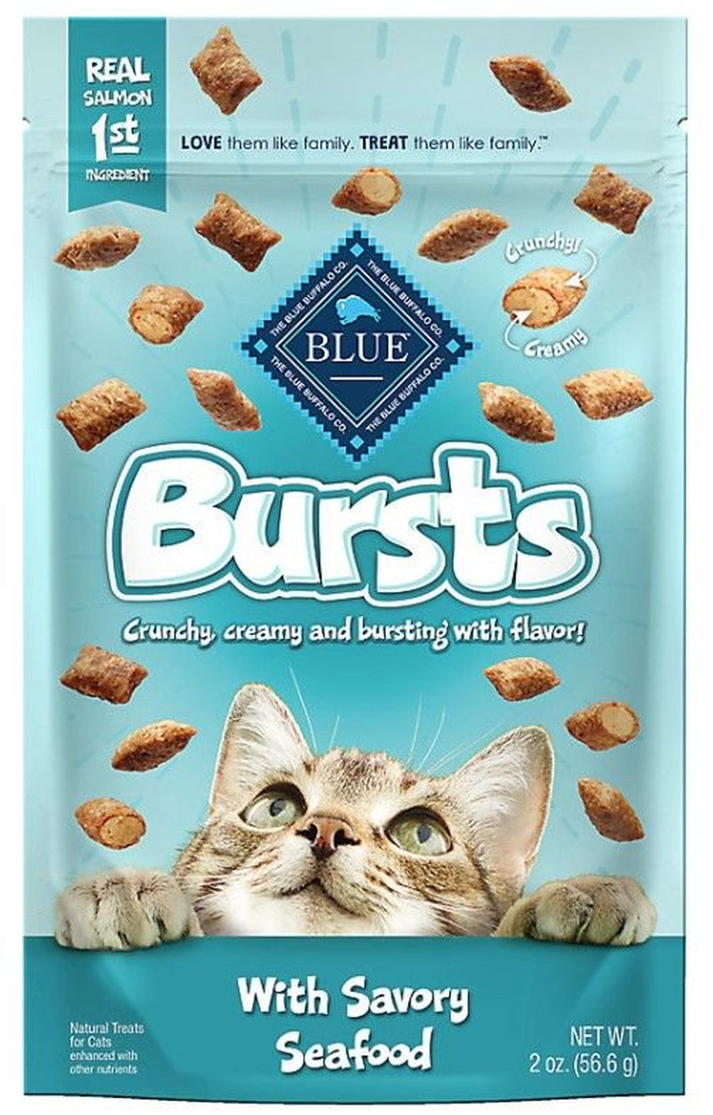 Blue Buffalo Bursts Cat Treats Savory Seafood 2 Oz Animals & Pet Supplies > Pet Supplies > Cat Supplies > Cat Treats Blue Buffalo   