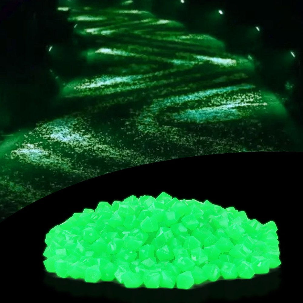 Gustave 300Pcs Glow in the Dark Stones Luminous Rocks for Home Fish Tank Aquarium Garden Lawn Yard Walkway Indoor/Outdoor Yard Decor (Blue) Animals & Pet Supplies > Pet Supplies > Fish Supplies > Aquarium Decor Gustave   