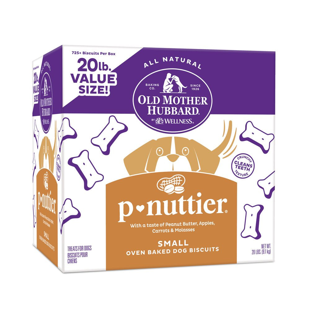 Old Mother Hubbard by Wellness Classic P-Nuttier Natural Small Oven-Baked Biscuits Dog Treats, 20 Ounce Bag Animals & Pet Supplies > Pet Supplies > Dog Supplies > Dog Treats Wellness Pet Food 20 lbs  