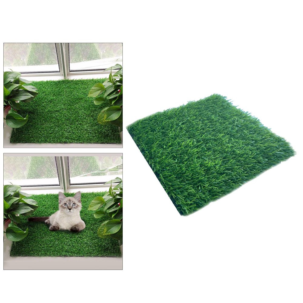 Washable Dog Pee Pad ,Pet Toilet Training, Indoor and Outdoor Artificial Grass Potty Simulation Lawn Turf Green For Animals & Pet Supplies > Pet Supplies > Dog Supplies > Dog Diaper Pads & Liners perfk   
