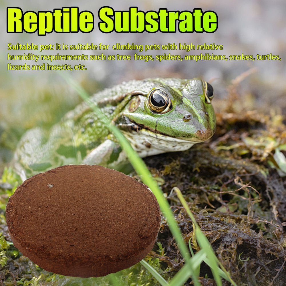 Reptile Substrate Coconut Fiber Soil Bricks Mat Turtle Lizard Bottom Supplies Animals & Pet Supplies > Pet Supplies > Reptile & Amphibian Supplies > Reptile & Amphibian Substrates Volpter   