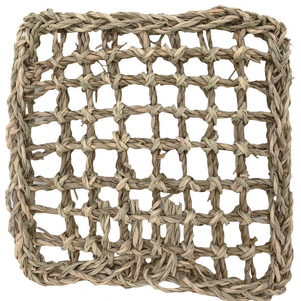 Bonka Bird Toys 1766 Seagrass Mat 7X7 Foraging Bird Toy Parrot Part Rabbit Part Natural Craft Part Animal Cage Bedding Animals & Pet Supplies > Pet Supplies > Bird Supplies > Bird Toys Bonka Bird Toys   