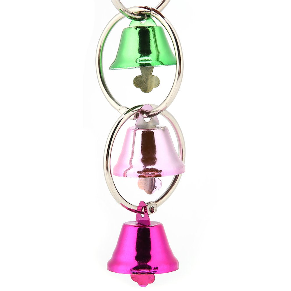 Kritne Hanging Bells Toy,Toy Bird Toys Hanging Bells Toy Toy Suitable for Parrots and Birds, Hanging Toy Bells Animals & Pet Supplies > Pet Supplies > Bird Supplies > Bird Toys Kritne   