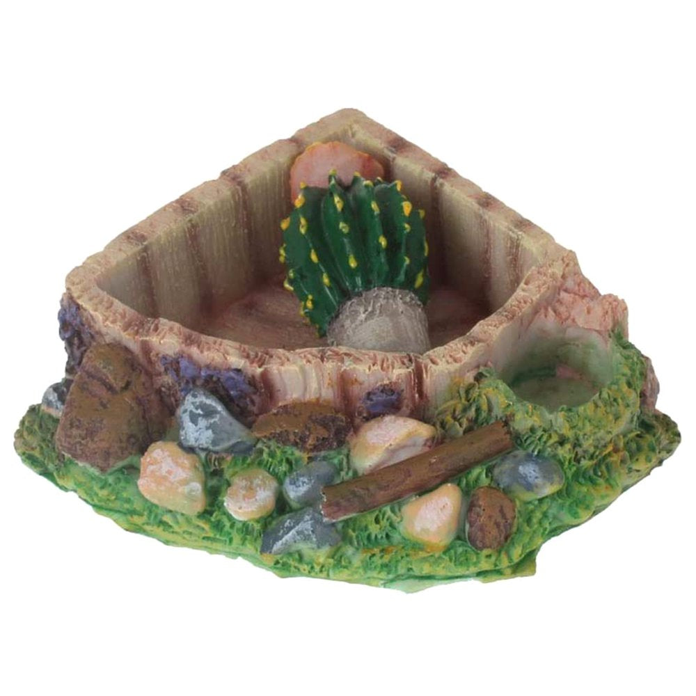 HOTYA Reptile Food Bowl Worm Dish Resin Pet Bowls Amphibian Feeder Mealworms Bowl Animals & Pet Supplies > Pet Supplies > Reptile & Amphibian Supplies > Reptile & Amphibian Food HOTYA   