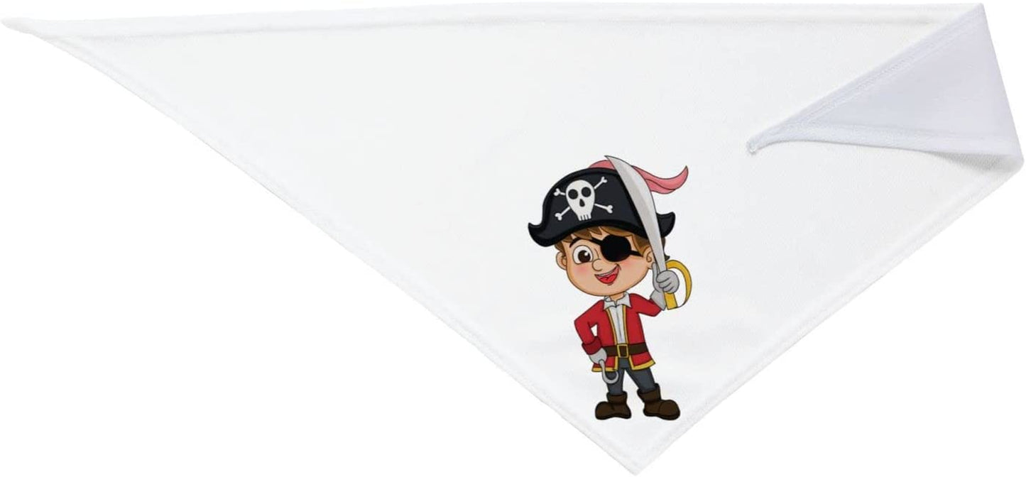 Cute Handsome Pirate Pet Dog and Cat Decorative Triangle Scarf,Dog Bandana,Breathable and Stain Resistant. Animals & Pet Supplies > Pet Supplies > Dog Supplies > Dog Apparel ZALTAS   