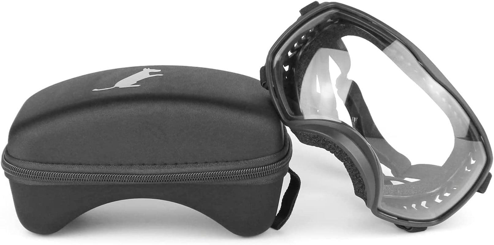 PETLESO Dog Goggles for Large Breed, Clear Dog Sunglasses Medium Large Breed Wide View Dog Eye Protection with Adjustable Straps for Driving Riding Hiking, Clear Lens Animals & Pet Supplies > Pet Supplies > Dog Supplies > Dog Apparel PETLESO   