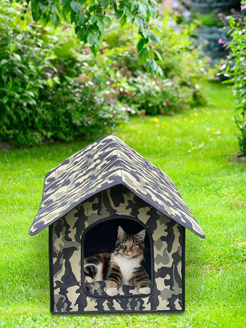 MEGAWHEELS Cat Shelter Dog House Pet Cage Outdoor Waterproof Cat Villa Tent