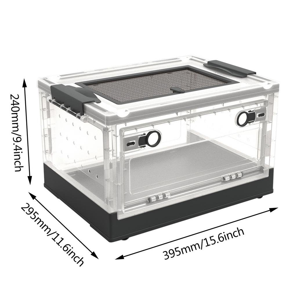 Gecorid Small Animal Breeding Box Easy to Clean Small Animal Habitat Pet Cage Reptile Feeding Habitat with Full View Visually Appealing Effective Animals & Pet Supplies > Pet Supplies > Small Animal Supplies > Small Animal Habitats & Cages Gecorid   