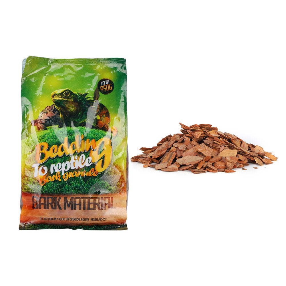 Reptile Reptiles Bedding Spiders 650G/Bag Forest Terrain Bark Fine Chips Natural Wood Log Terrain Substrate for Reptilessmall Particles Animals & Pet Supplies > Pet Supplies > Reptile & Amphibian Supplies > Reptile & Amphibian Substrates Fyydes   