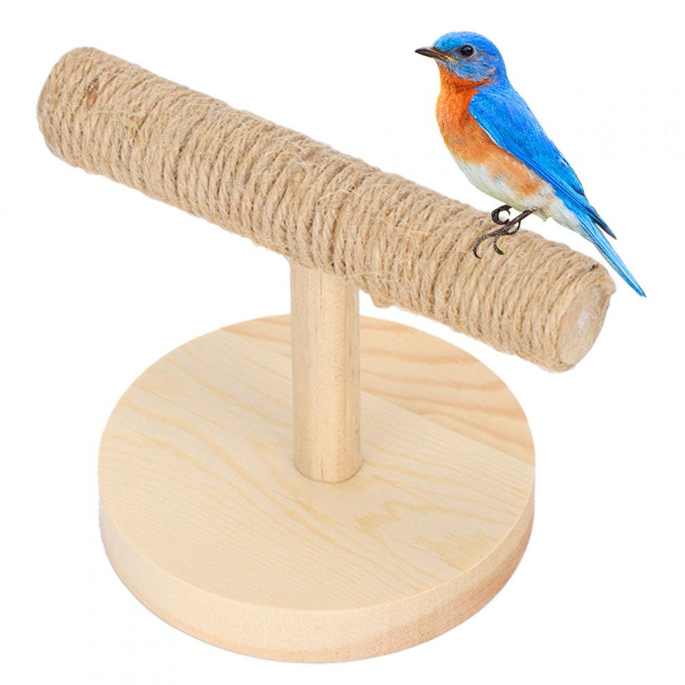 LYUMO Bird Cage Stand Wood Bird Platform Training Stand Playground Bird Accessories Toys,Bird Cage Stand,Bird Training Stand Animals & Pet Supplies > Pet Supplies > Bird Supplies > Bird Cages & Stands LYUMO   