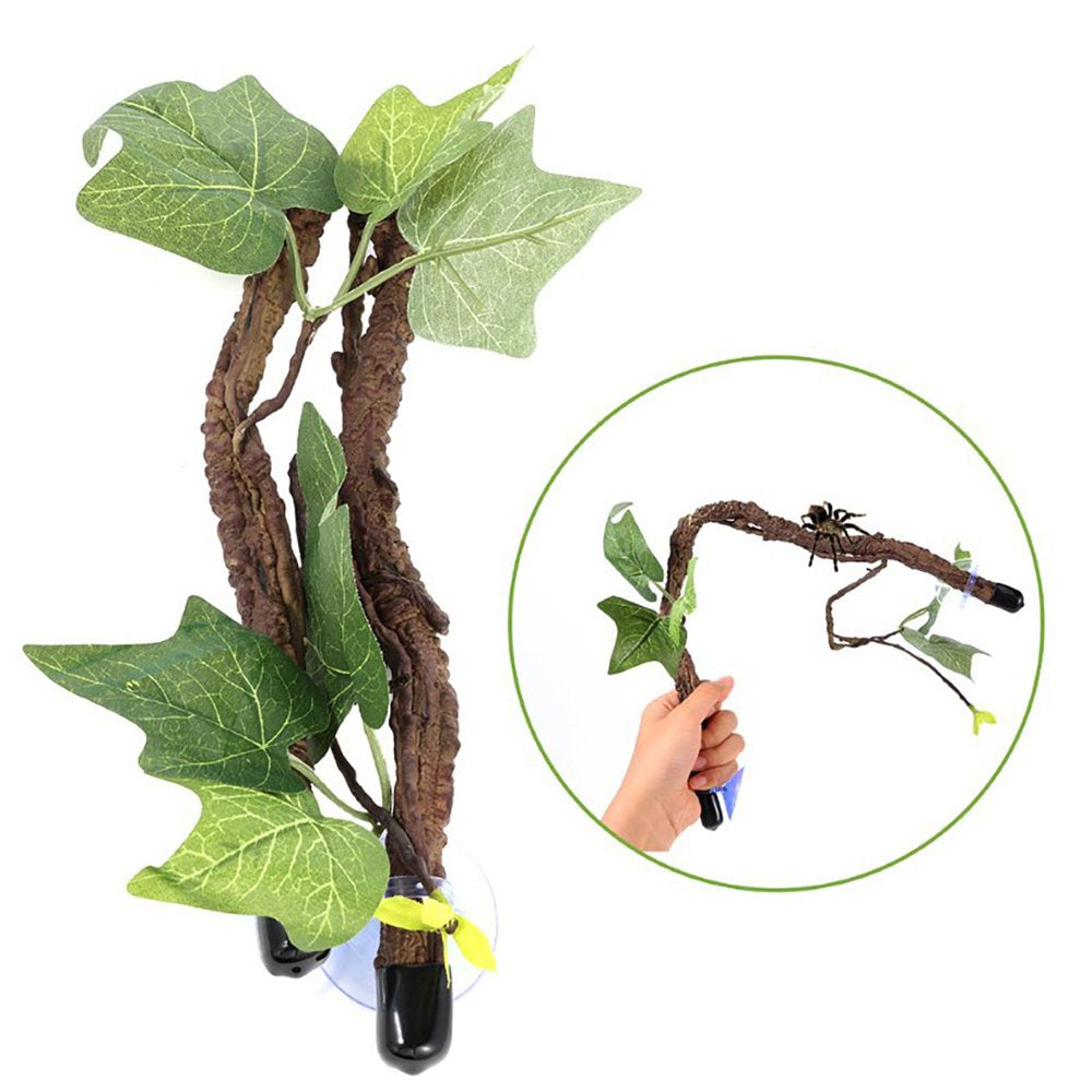 Artificial Reptiles Plants with Suction Cup for Amphibian Decoration Habitat Animals & Pet Supplies > Pet Supplies > Reptile & Amphibian Supplies > Reptile & Amphibian Habitats Colcolo   