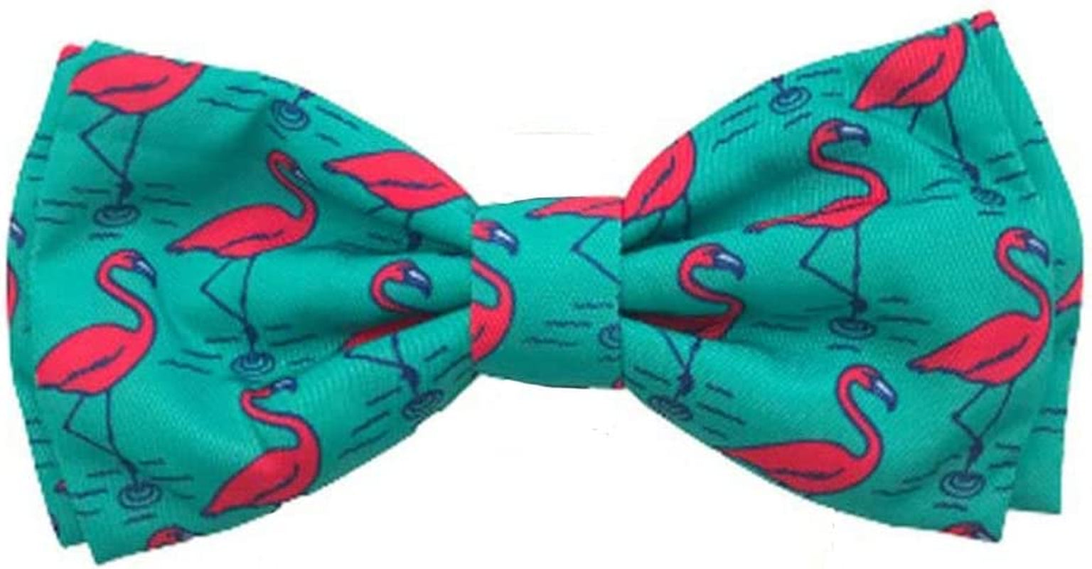 H&K Bow Tie for Pets | Flamingo (Extra-Large) | Velcro Bow Tie Collar Attachment | Fun Bow Ties for Dogs & Cats | Cute, Comfortable, and Durable | Huxley & Kent Bow Tie Animals & Pet Supplies > Pet Supplies > Dog Supplies > Dog Apparel Huxley & Kent X-Large  