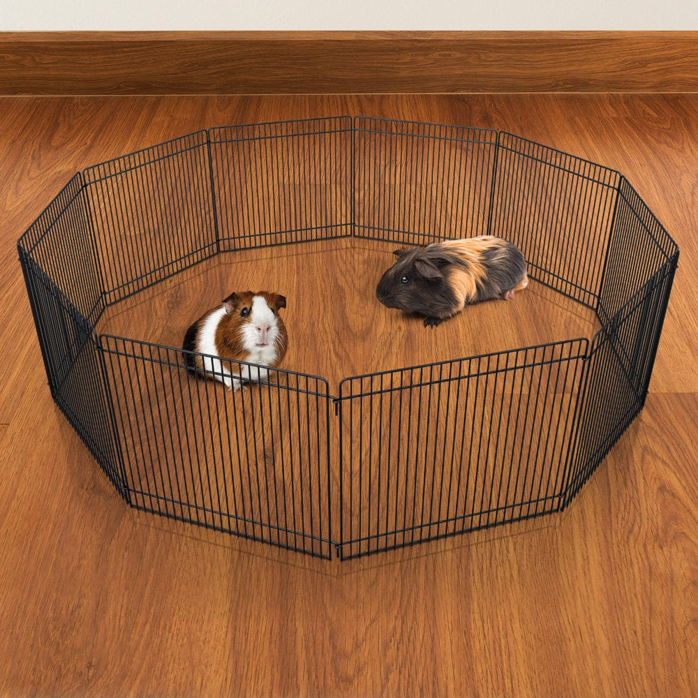 Pet Champion Small Animal Wire Playpen, Black, 9In Tall, 32In Diameter Animals & Pet Supplies > Pet Supplies > Dog Supplies > Dog Kennels & Runs Stout Stuff LLC   