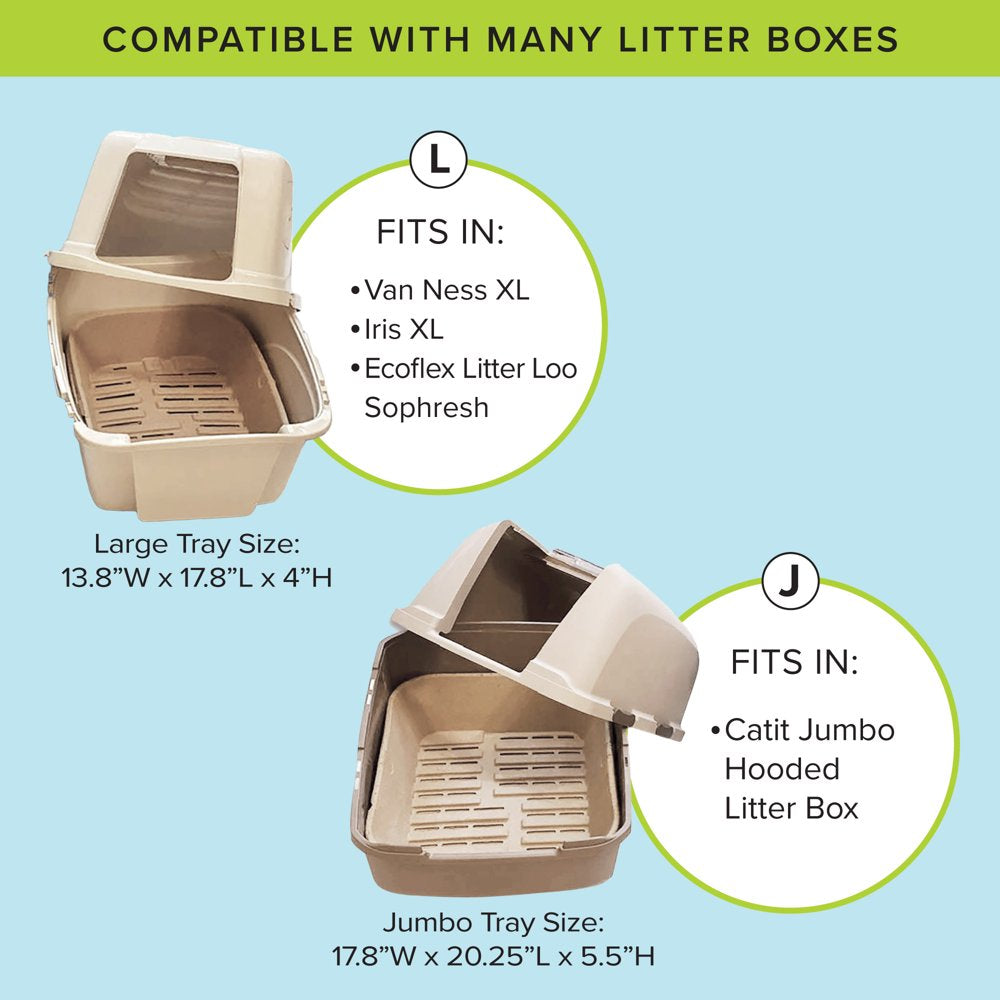 Kitty Sift Eco-Friendly Disposable Sifting Litter Box Kit Large (1 Litter Box, 5 Sifting Liners) Animals & Pet Supplies > Pet Supplies > Cat Supplies > Cat Litter Box Liners Kitty Sift   