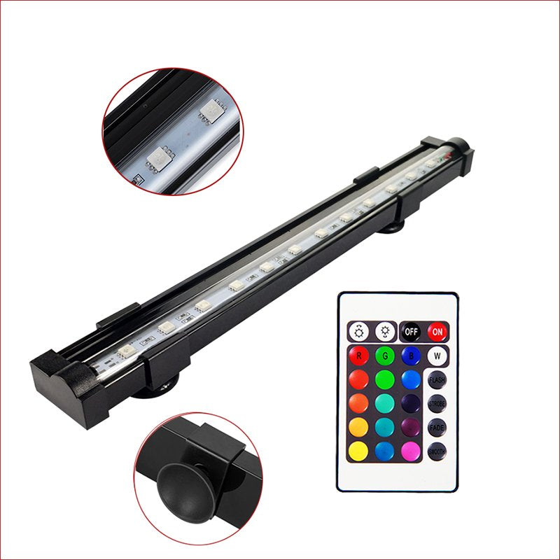 Gonex Waterproof Aquarium Colorful 5050 LED Light 24-Button Remote Control Underwater Submersible Light Bar Animals & Pet Supplies > Pet Supplies > Fish Supplies > Aquarium Lighting Gonex   