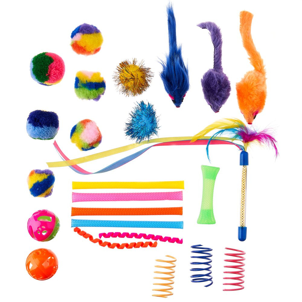 Vibrant Life 24 Piece Value Pack Cat Toys Animals & Pet Supplies > Pet Supplies > Cat Supplies > Cat Toys Multipet   