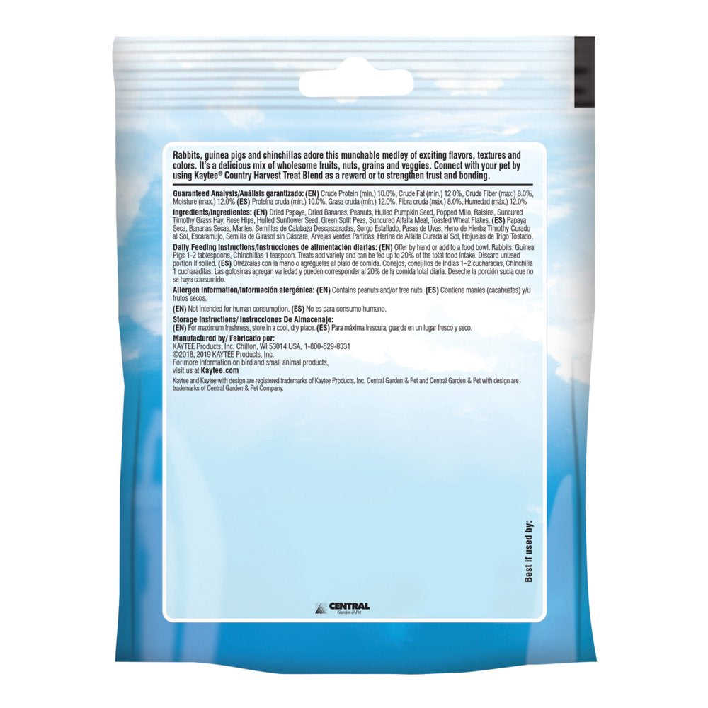 Kaytee Country Harvest Small Animal Treat Blend 7 Oz Animals & Pet Supplies > Pet Supplies > Small Animal Supplies > Small Animal Food Central Garden and Pet   