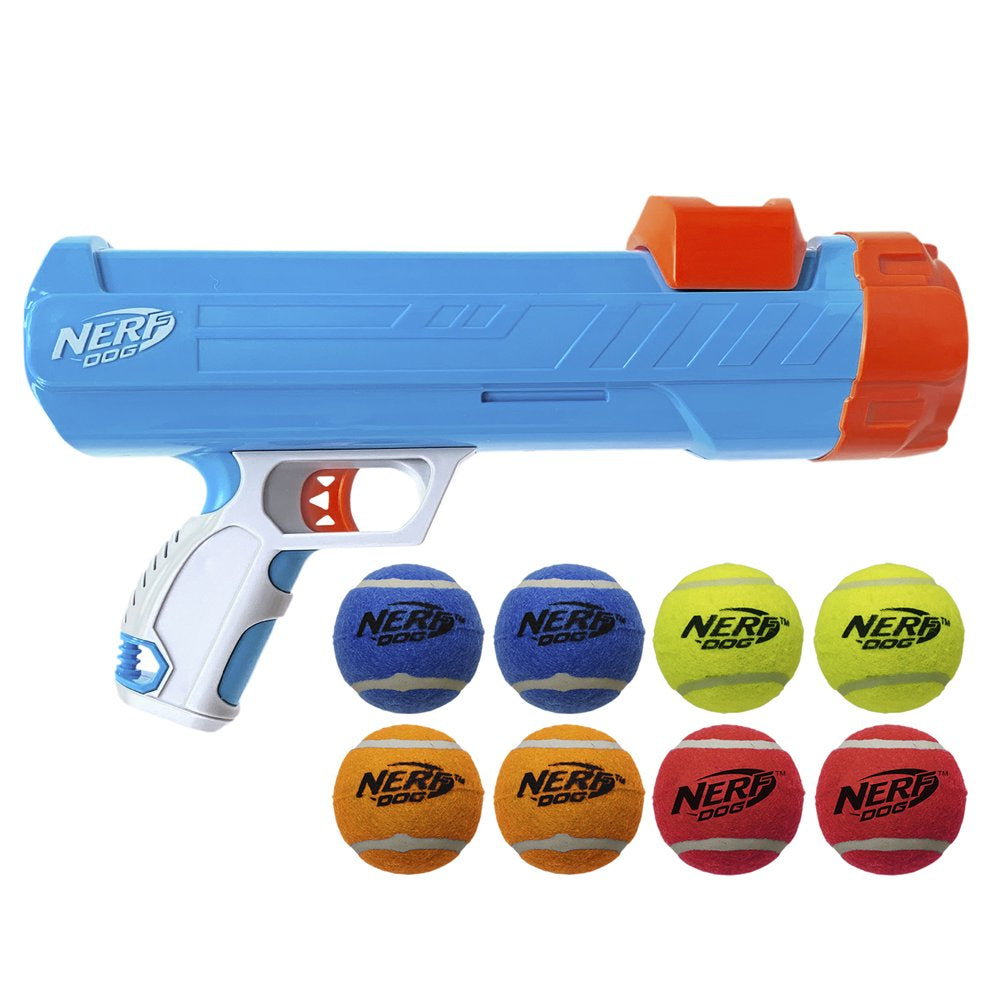 Nerf Dog 16 Inch Tennis Ball Blaster Dog Toy with 8 Balls Animals & Pet Supplies > Pet Supplies > Dog Supplies > Dog Toys Gramercy Products   