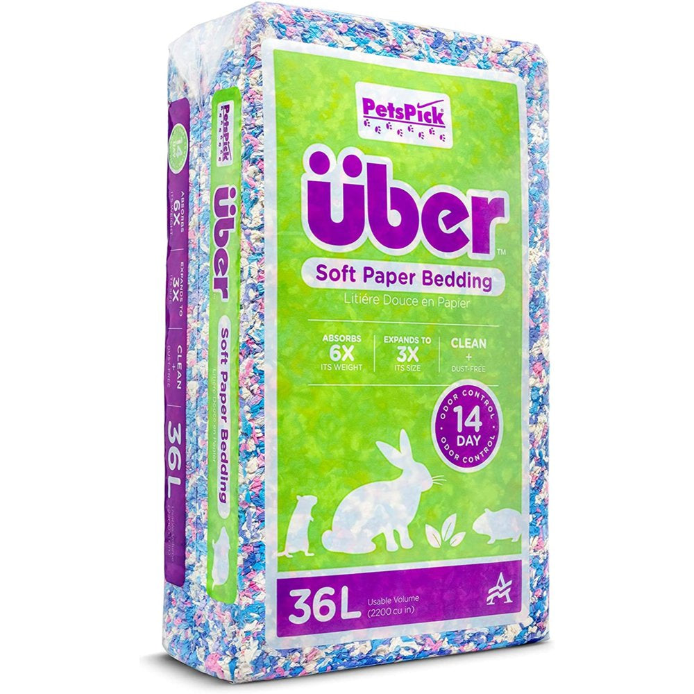 Pets Pick 36L Confetti Uber Pet Bedding Animals & Pet Supplies > Pet Supplies > Small Animal Supplies > Small Animal Bedding American Wood Fibers   