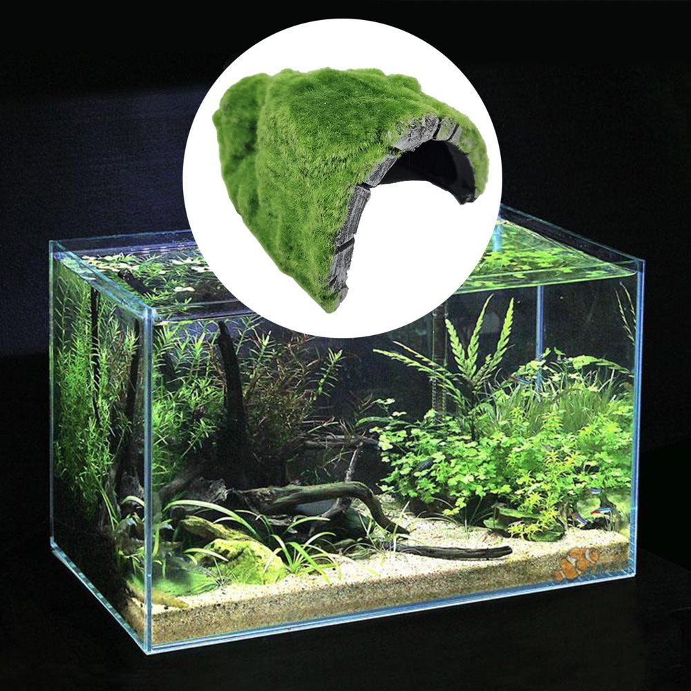 Reptile Hiding Cave Resin Material Natural Non- Hideout for Small Lizards Turtles Bearded Dragon Tortois Amphibians Fish Pet Supplies - Animals & Pet Supplies > Pet Supplies > Reptile & Amphibian Supplies > Reptile & Amphibian Food FITYLE   