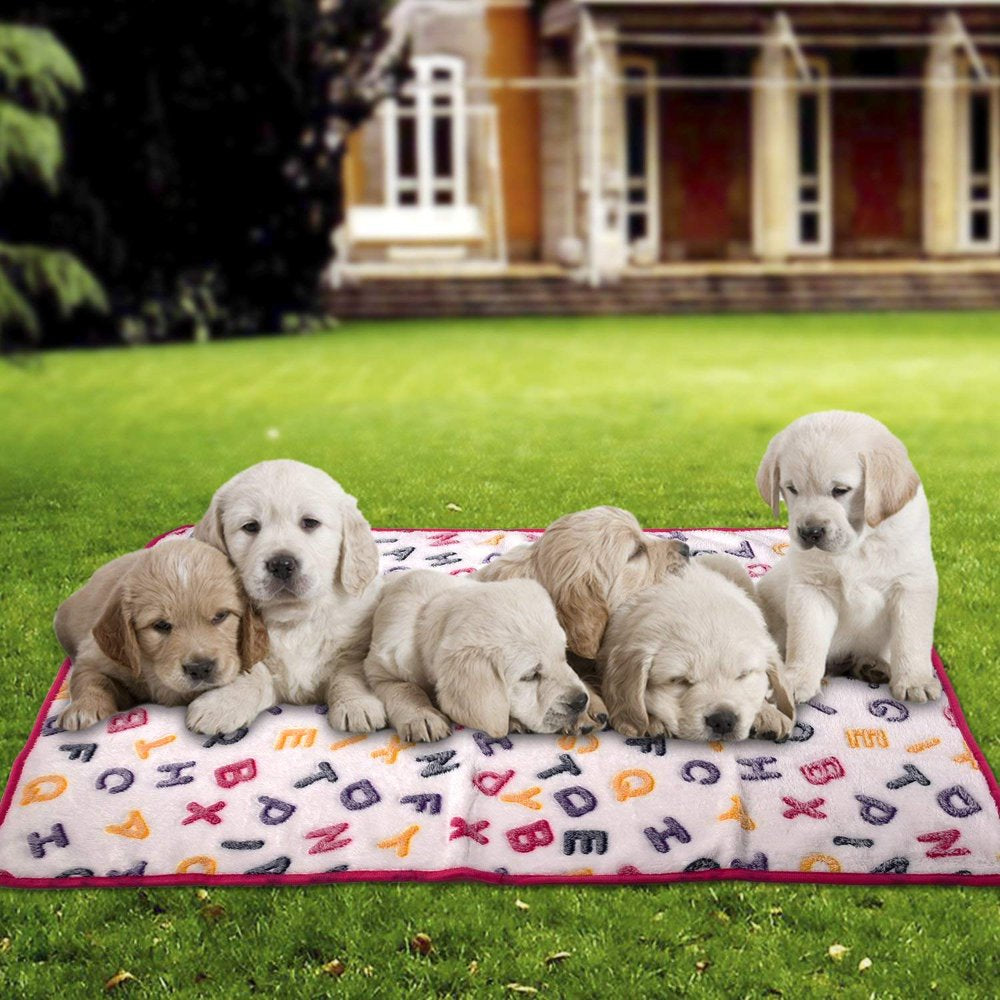 Puppy Sleeping Small Cats Bed Doggy Soft Warming Fleece Pet Dogs Blanket 104*76Cm Animals & Pet Supplies > Pet Supplies > Cat Supplies > Cat Beds LUXMO PREMIUM   