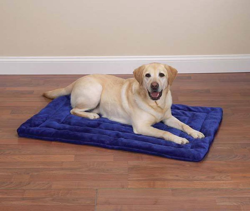 Dog Beds Indoor Outdoor Crate Mats Water Resistant Durable Pet Bed Collection (Water Resistant - Blue,Small - 24" X 17") Animals & Pet Supplies > Pet Supplies > Dog Supplies > Dog Kennels & Runs Slumber Pet   