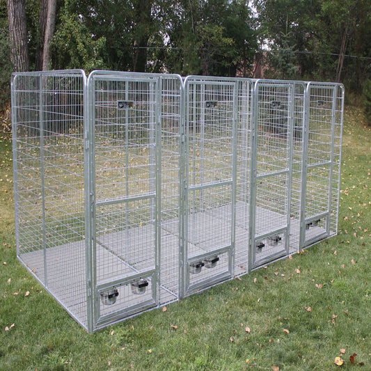 Professional X4 K9 Kennel Store 4' X 8' Dog Kennel-Runs Full Stalls Animals & Pet Supplies > Pet Supplies > Dog Supplies > Dog Kennels & Runs Cove Products   