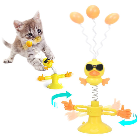 Homelove Cat Toys for Indoor Cats,Interactive Kitten Toys,Rotating Spring Bird with Suction Cup Base and Teaser Ball,Turntable Cat Teaser Toys, Improve Cat Intelligence and Relieve Anxiety,Yellow Animals & Pet Supplies > Pet Supplies > Cat Supplies > Cat Toys Guangzhou Yuchan Trading Co., Ltd   