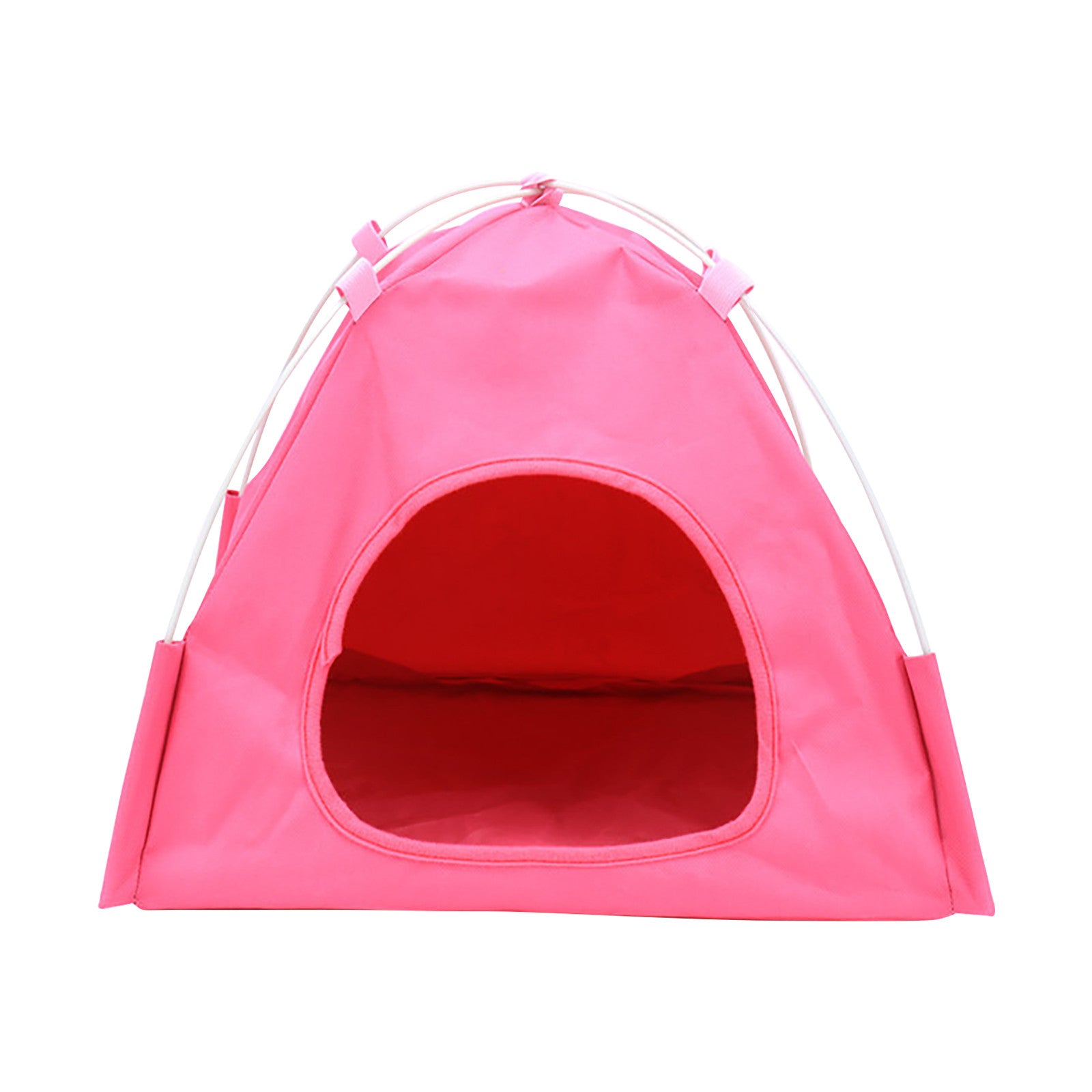 MIARHB Pet Hair Breathable Washable Pet Puppy Kennel Dog Cat Folding Indoor Outdoor House Bed Animals & Pet Supplies > Pet Supplies > Dog Supplies > Dog Houses MIARHB Pink  