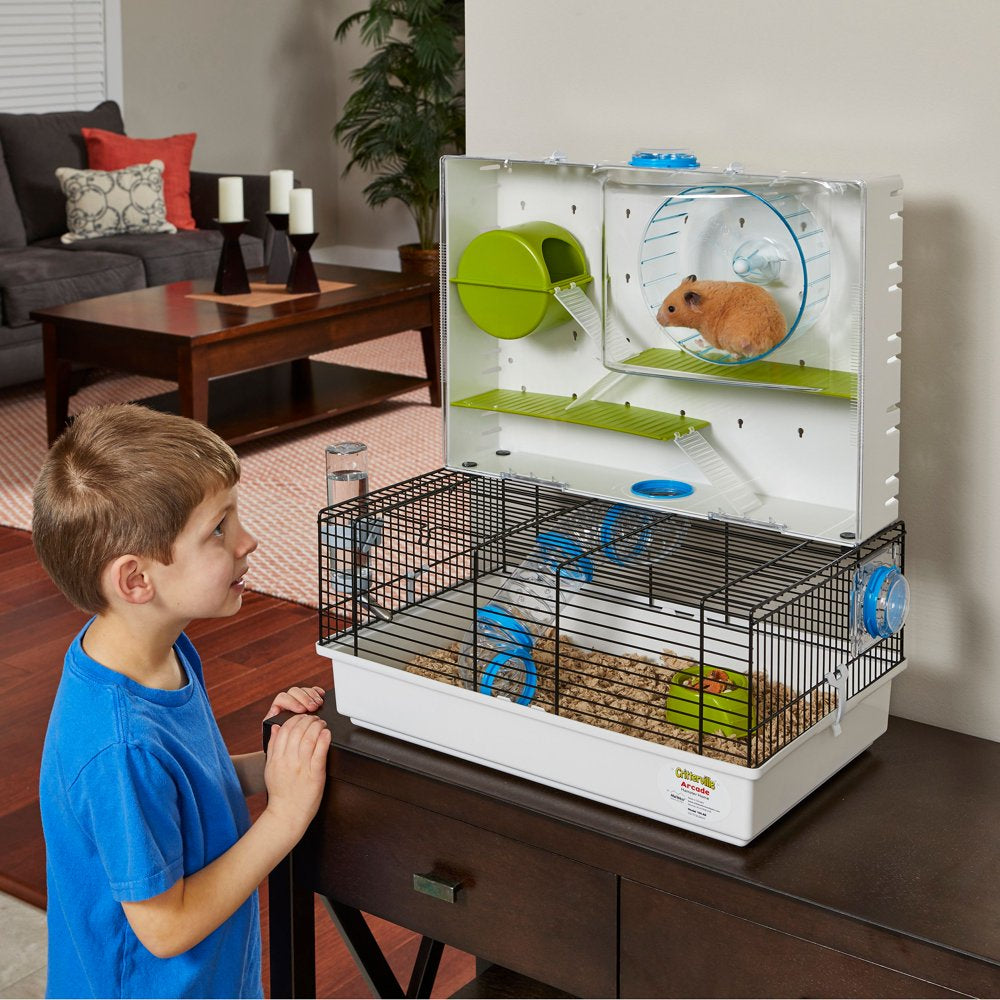 Midwest Homes for Pets Critterville Arcade Hamster Home Animals & Pet Supplies > Pet Supplies > Small Animal Supplies > Small Animal Habitats & Cages Midwest Homes For Pets   