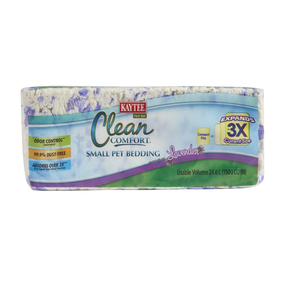 Kaytee Forti-Diet Clean Comfort Small Animal Bedding, Lavender 24.6L Animals & Pet Supplies > Pet Supplies > Small Animal Supplies > Small Animal Bedding Central Garden and Pet   