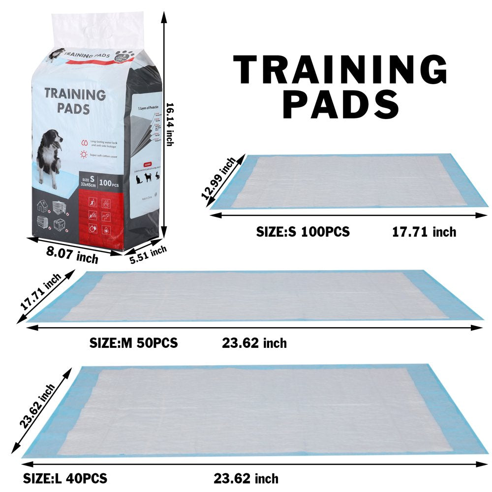 Kingshop Disposable Dog Training Pee Pads Ultra Absorbent Diaper Cage Mat Unscented Disposable Underpads for Puppy Large Pet Animals & Pet Supplies > Pet Supplies > Dog Supplies > Dog Diaper Pads & Liners KingShop   