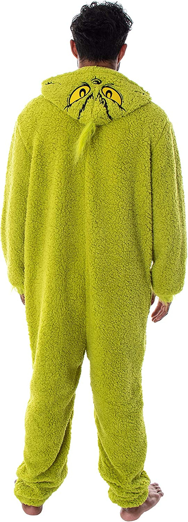 Dr. Seuss the Grinch Who Stole Christmas Matching Family Costume Pajama Sherpa Union Suit - Adult, Child, Toddler, Pets Animals & Pet Supplies > Pet Supplies > Dog Supplies > Dog Apparel Seven Times Six   
