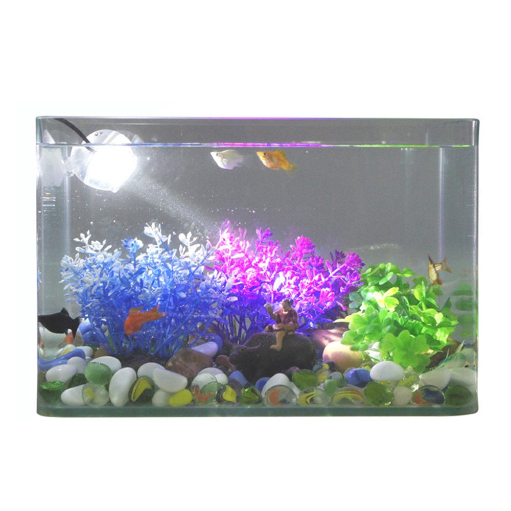 HEVIRGO Colorful LED Aquarium Spot Lamp Diving Spotlight Fish Tank Illuminated Lights Decor Animals & Pet Supplies > Pet Supplies > Fish Supplies > Aquarium Lighting HEVIRGO   