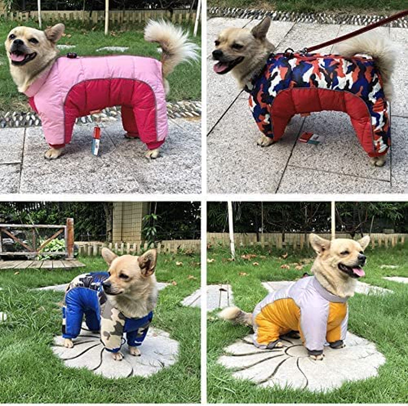 Winter Dog Pet Coat, Windproof Warm Dog Jacket Clothes with Four Legs Camouflage Clothes for Small Medium Large Dogs 3XL Animals & Pet Supplies > Pet Supplies > Dog Supplies > Dog Apparel COBEA0000077   