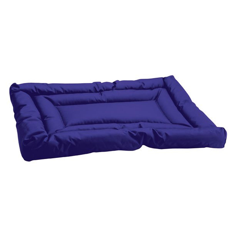 Royal Blue Dog Beds Water Resistant Nylon Crate Mat Indoor Outdoor Use Pick Size (Large - 42" X 28")
