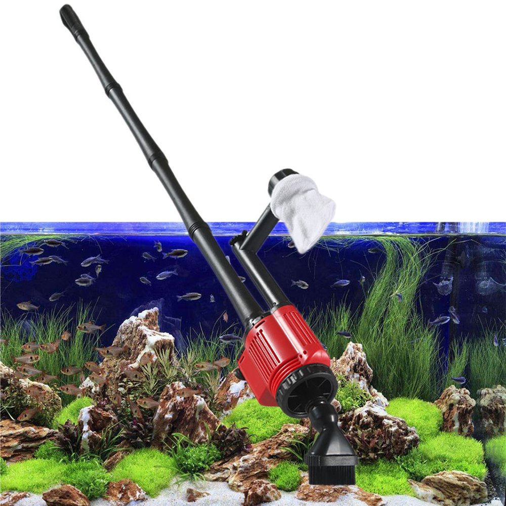 Electric Gravel Cleaner Automatic Aquarium Cleaner with Filter Bag Sand Algae Cleaner for Medium and Large Tanks Animals & Pet Supplies > Pet Supplies > Fish Supplies > Aquarium Filters YUZBOU   