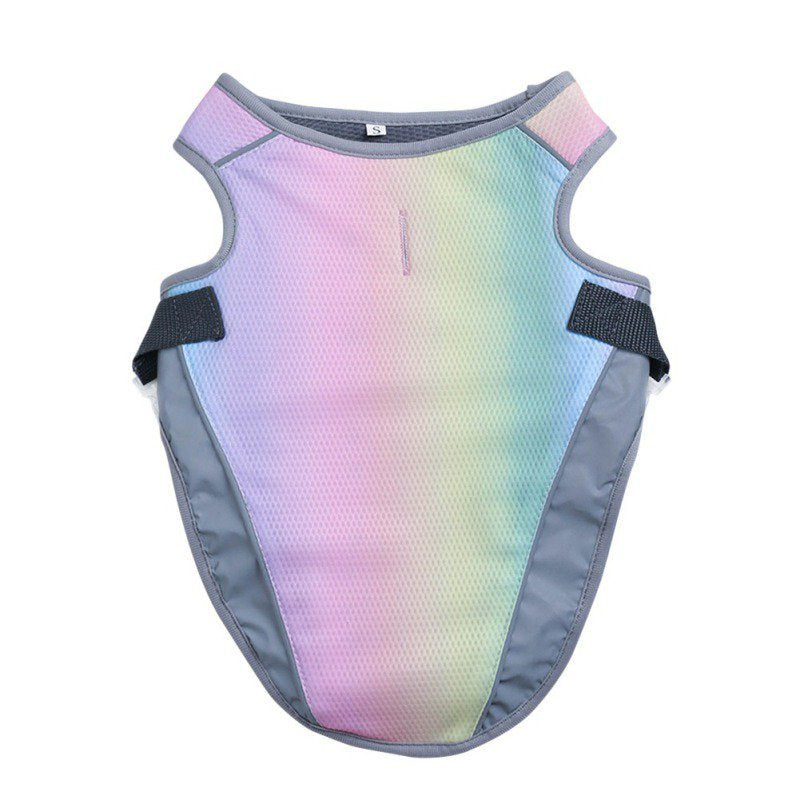 Dog Summer Cooling Shirts Breathable Instant Cooling Dog Vest Lightweight for Summer Dog Apparel Animals & Pet Supplies > Pet Supplies > Dog Supplies > Dog Apparel Maxcozy L #B 