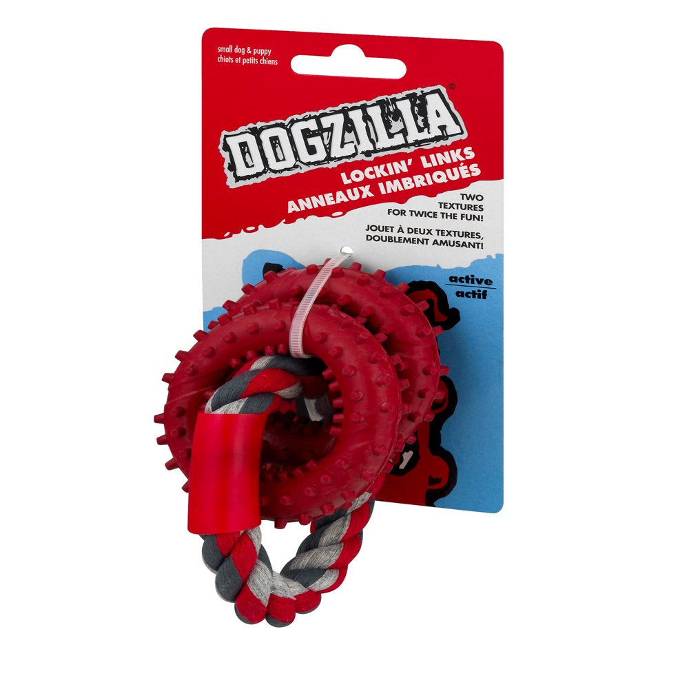 Dogzilla Lockin' Links Puppy & Small Dog Ring Toy Animals & Pet Supplies > Pet Supplies > Dog Supplies > Dog Toys Doskocil Manufacturing Co Inc   